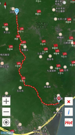 杭州登山地图安卓版截图1