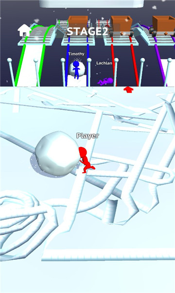 雪地赛跑极速版截图3