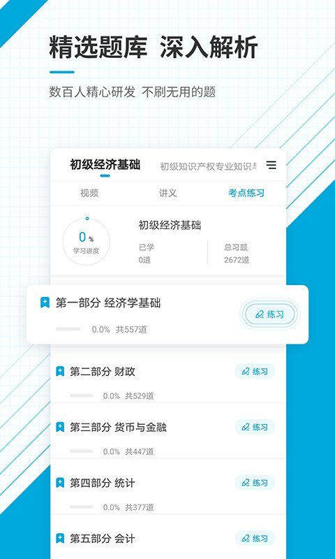 初级经济师准题库官方版截图2